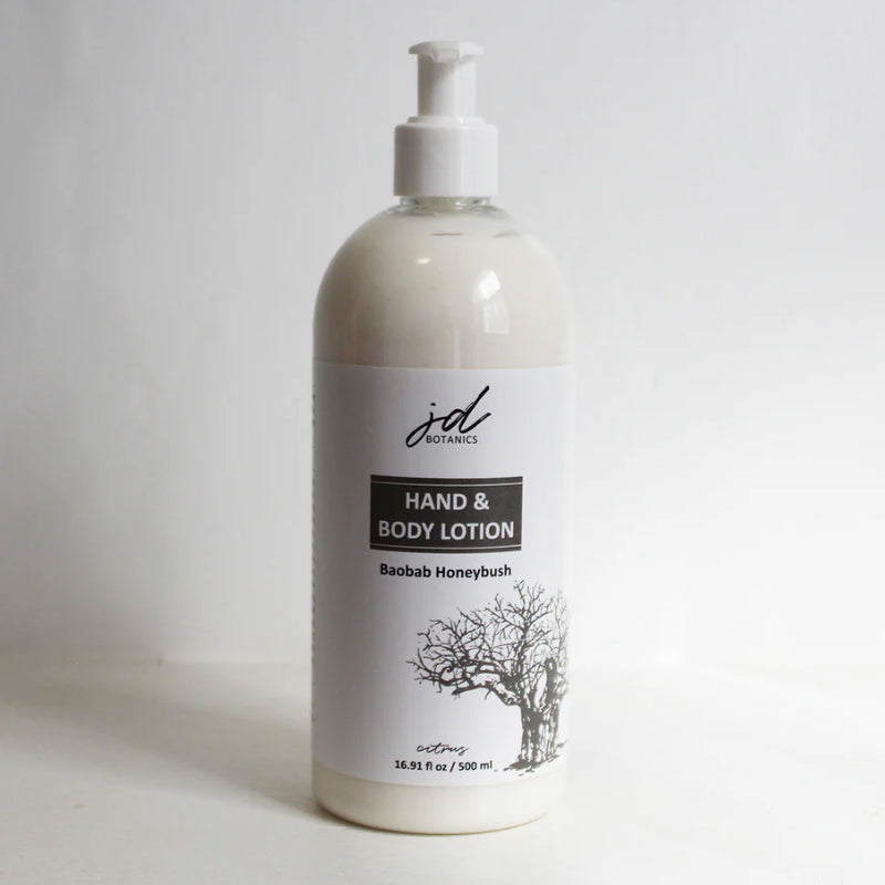 JDBotanics Baobab Honeybush Hand & Body Lotion 500ml